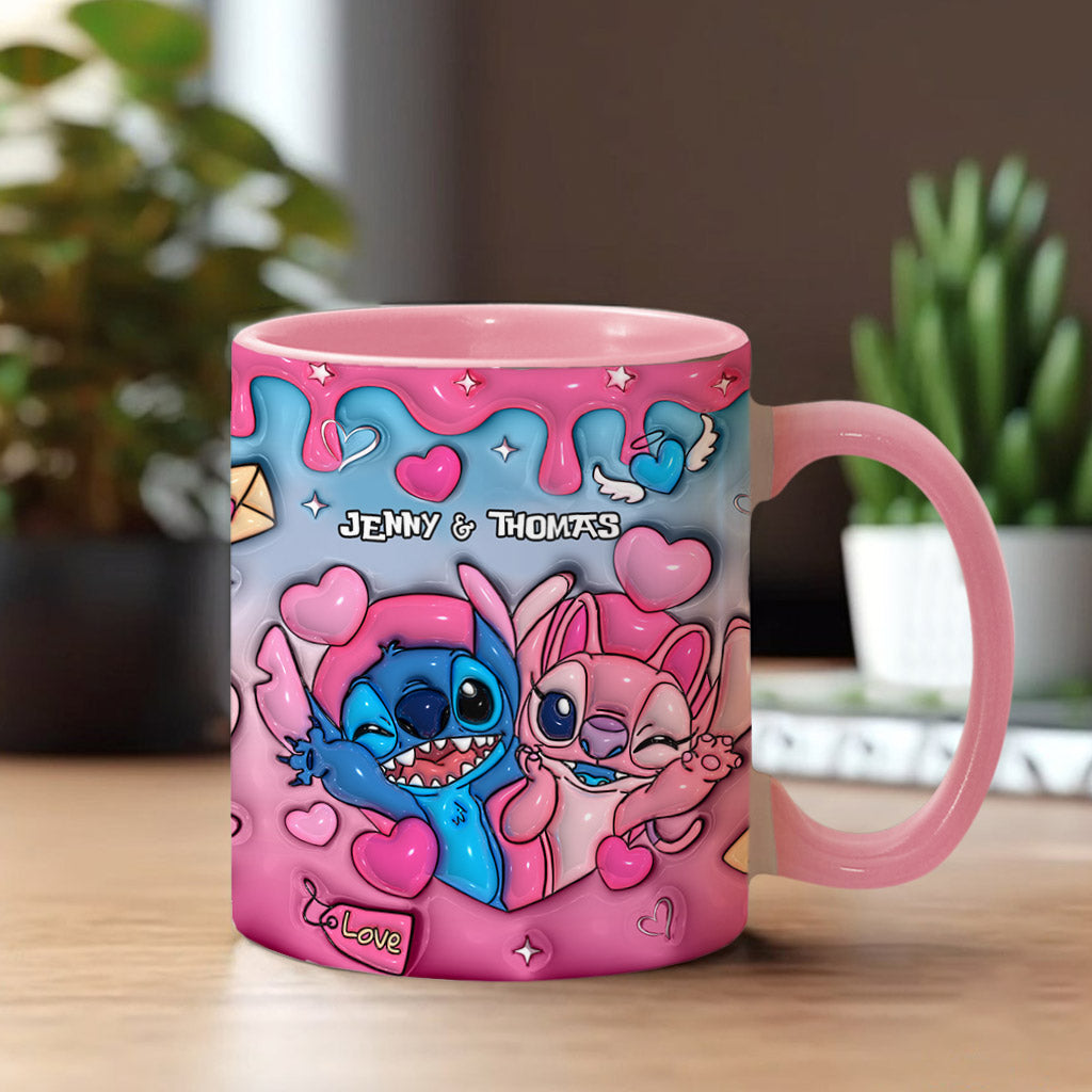 You And Me - Personalized Ohana Accent Mug