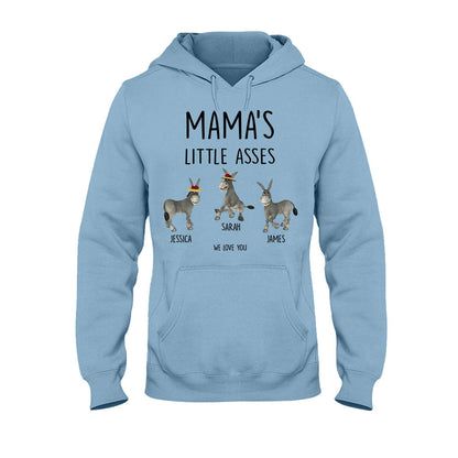 Little Asses - Gift for dad, grandpa, mom, uncle, aunt, grandma - Personalized T-shirt And Hoodie