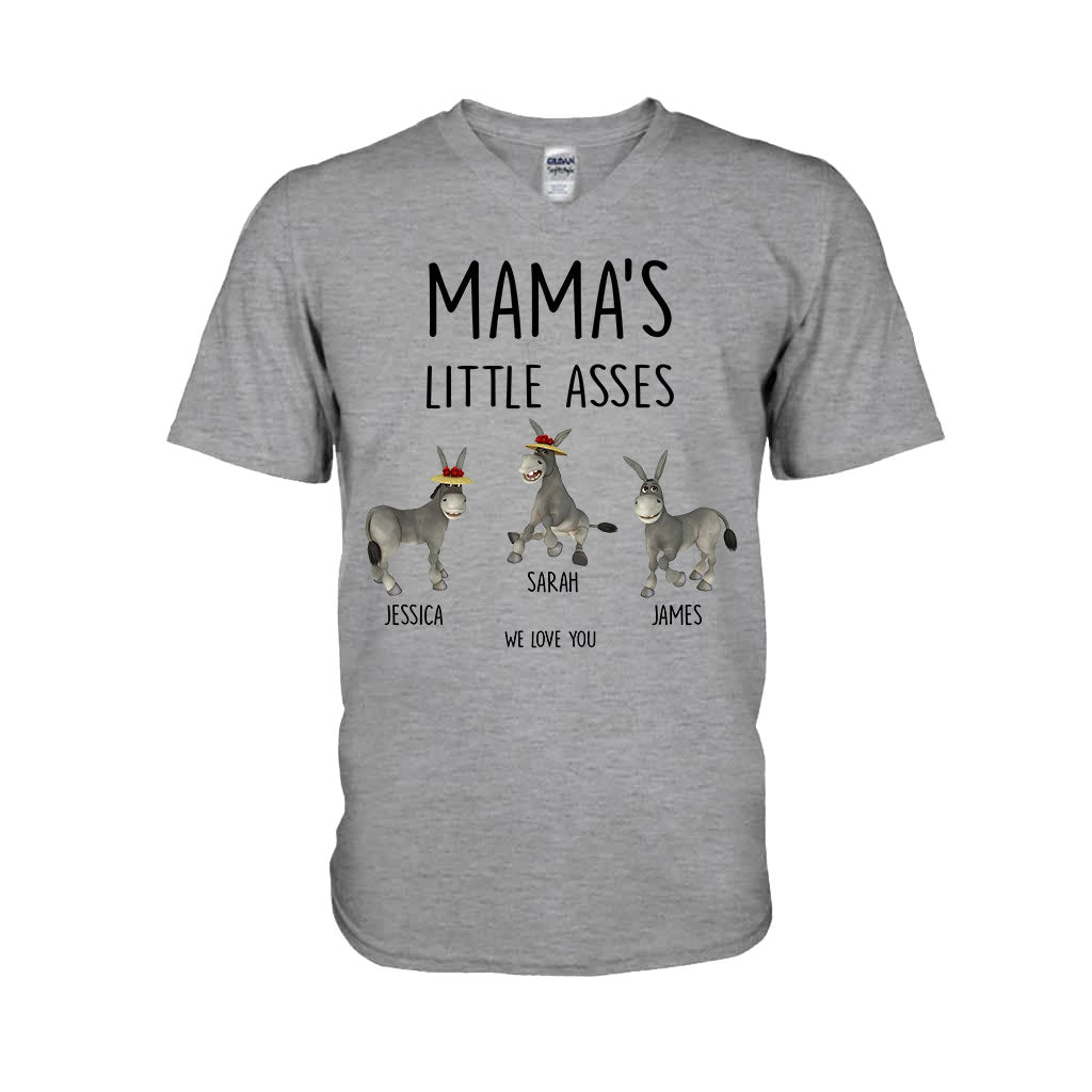 Little Asses - Gift for dad, grandpa, mom, uncle, aunt, grandma - Personalized T-shirt And Hoodie