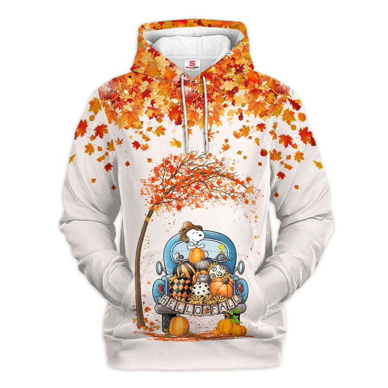 Hello Fall All Over Shirt 0823