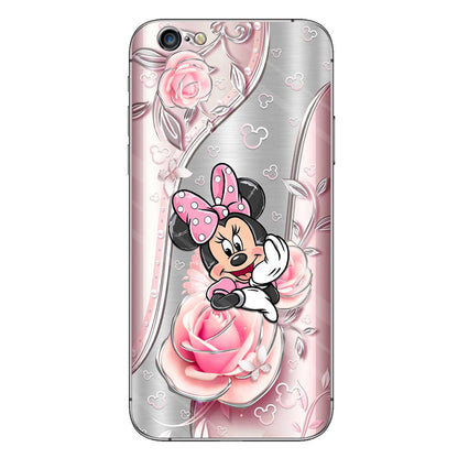 Black Pink Mouse Ears - Phone Case