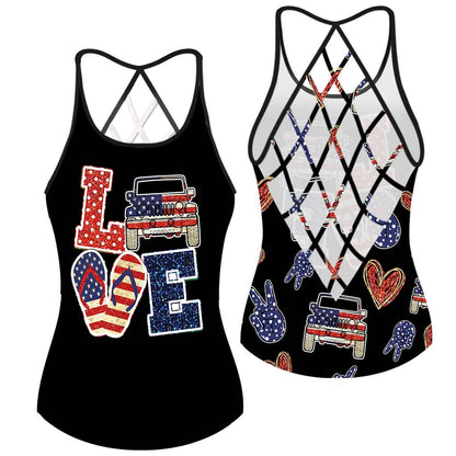 Wander Woman - Independence Day Car Cross Tank Top