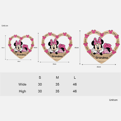 Lovely Mouse - Personalized Mother's Day Wood Sign