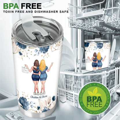 Talking To Your Sister - Personalized Bestie Tumbler