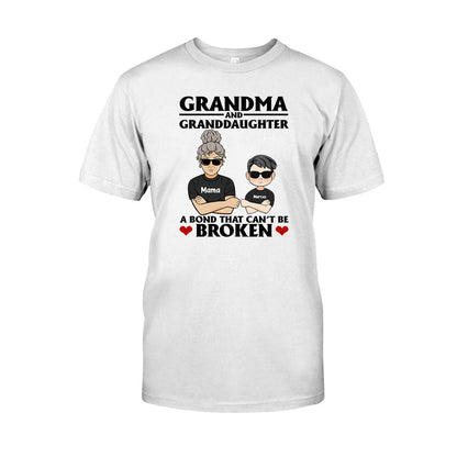 A Bond That Can't Be Broken - Personalized Grandma T-shirt and Hoodie