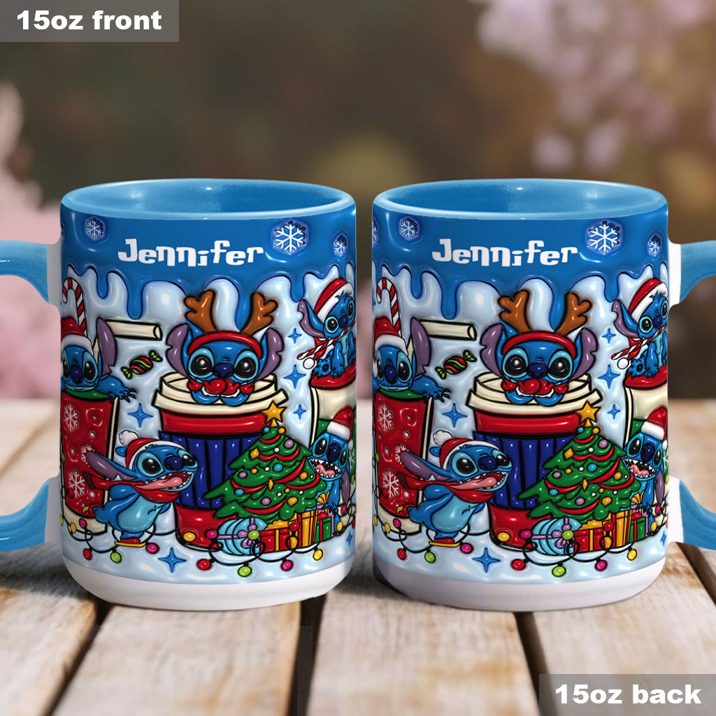 Merry Christmas - Personalized Ohana Accent Mug