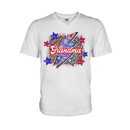 Grandma - Personalized Independence Day T-shirt and Hoodie