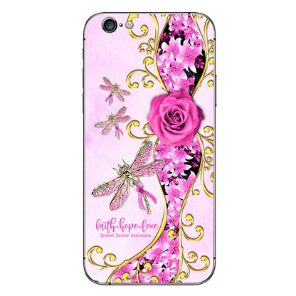 Faith Hope Love Breast Cancer Awareness Phone Case