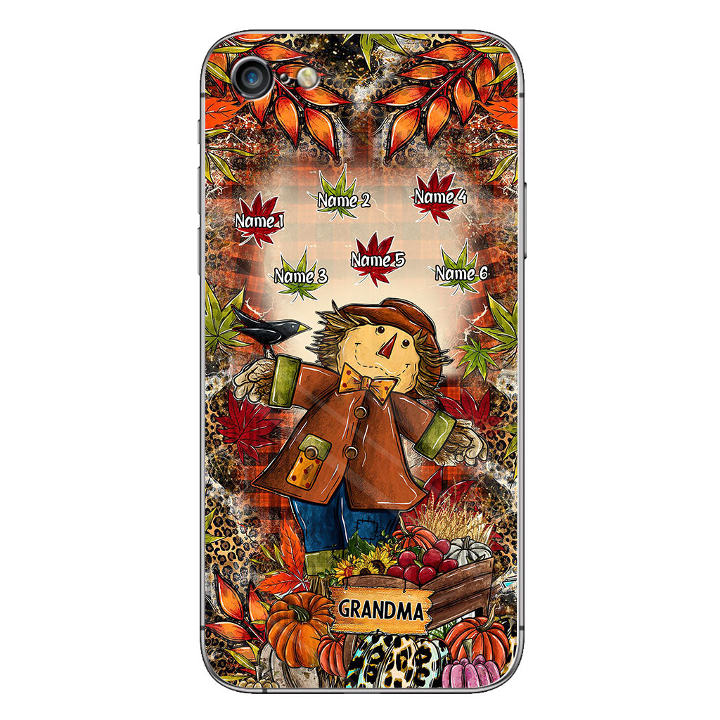 Grandma - Personalized Fall Grandma Phone Case