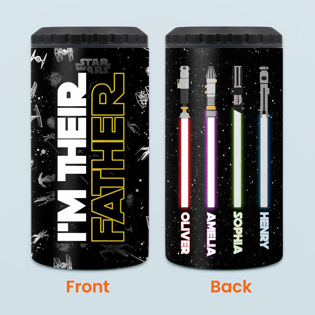 I'm Their Father - Personalized The Force Can Cooler