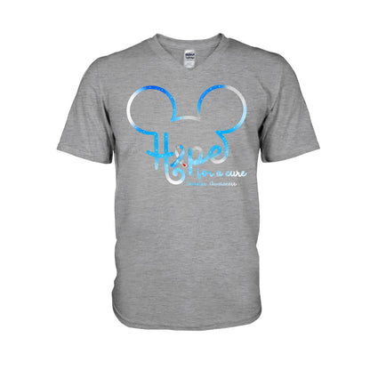 Hope For The Cure Diabetes Awareness T-shirt and Hoodie