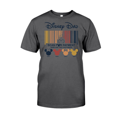 Scan For Payment - Personalized Father's Day Mouse T-shirt and Hoodie