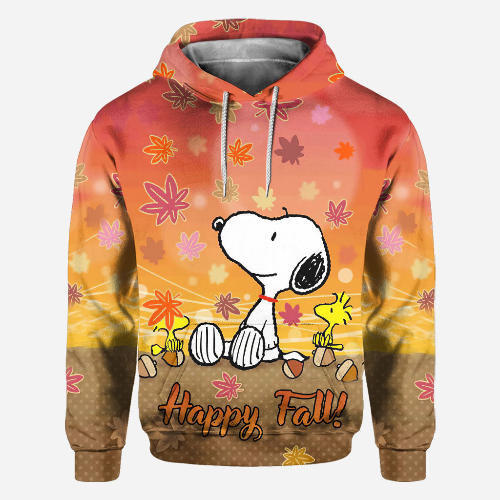 Happy Fall All Over Shirt 0823