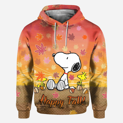 Happy Fall All Over Shirt 0823