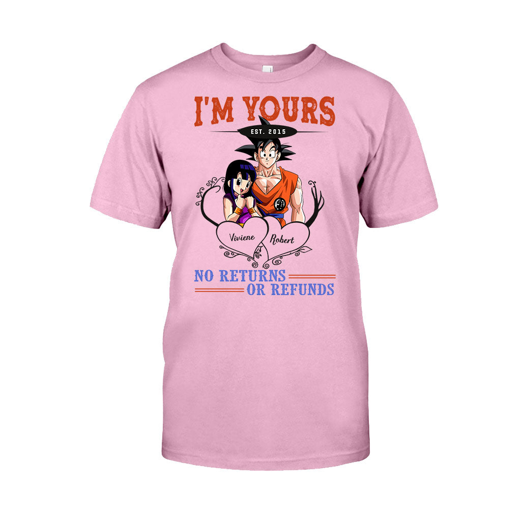 I'm Yours No Returns Or Refunds - Personalized Seven Balls T-shirt and Hoodie