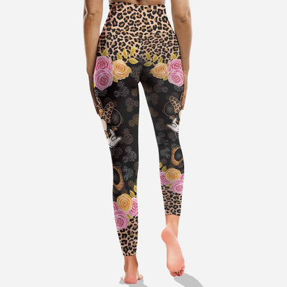 Glitter And Mouse Ears - Personalized Hoodie And Leggings