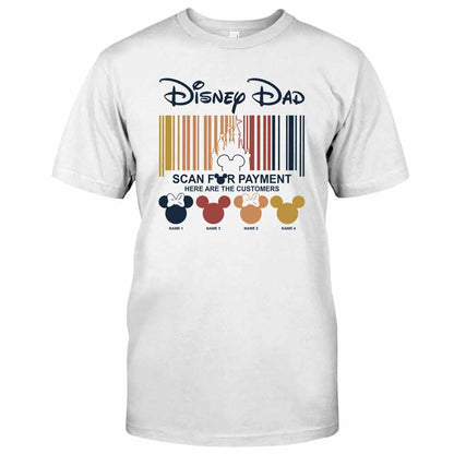 Scan For Payment - Personalized Father's Day Mouse T-shirt and Hoodie