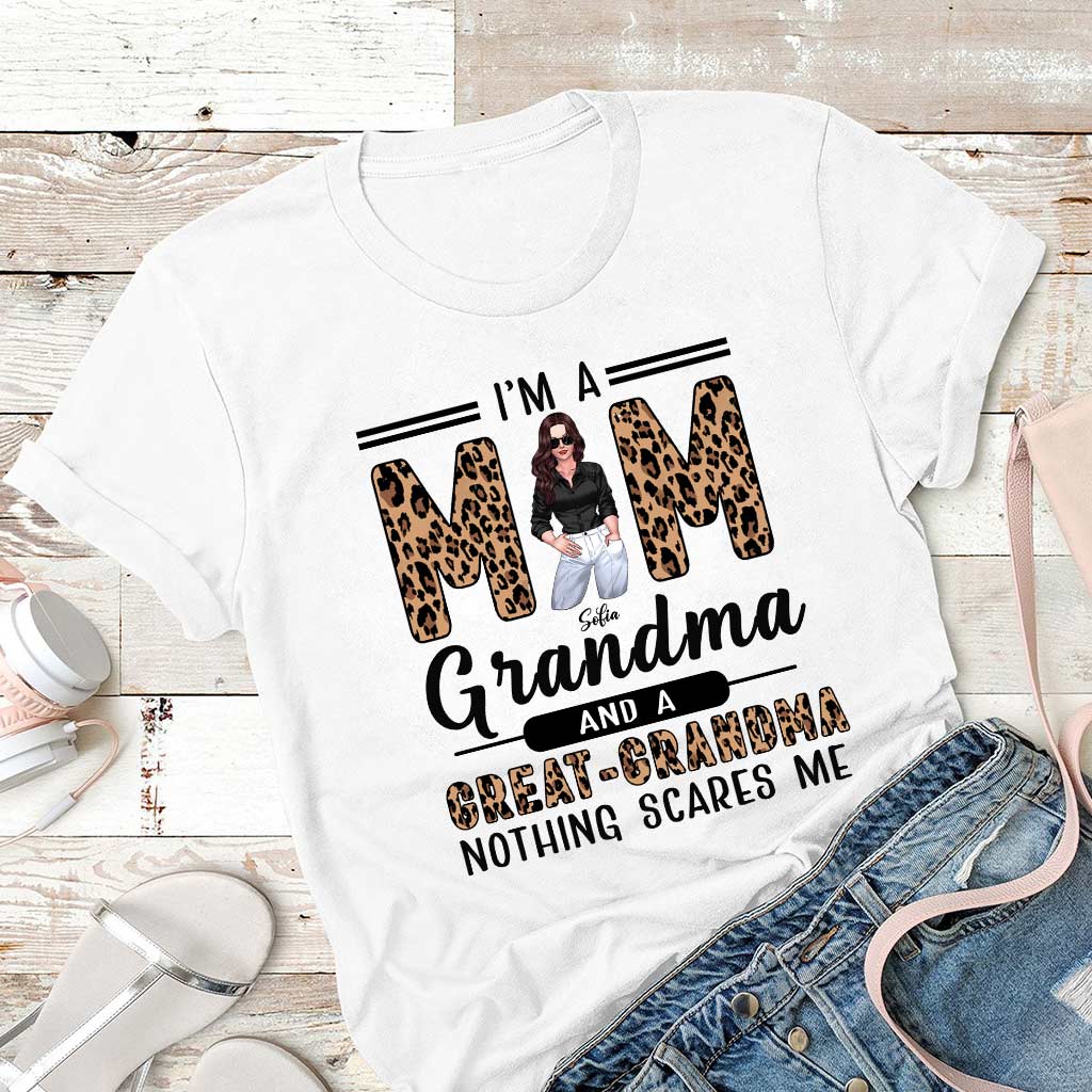 I'm A Mom A Grandma And A Great Grandma - Personalized T-shirt and Hoodie