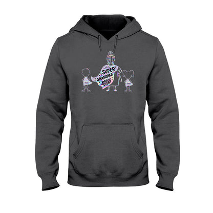 Super Grandma - Personalized Grandma T-shirt and Hoodie