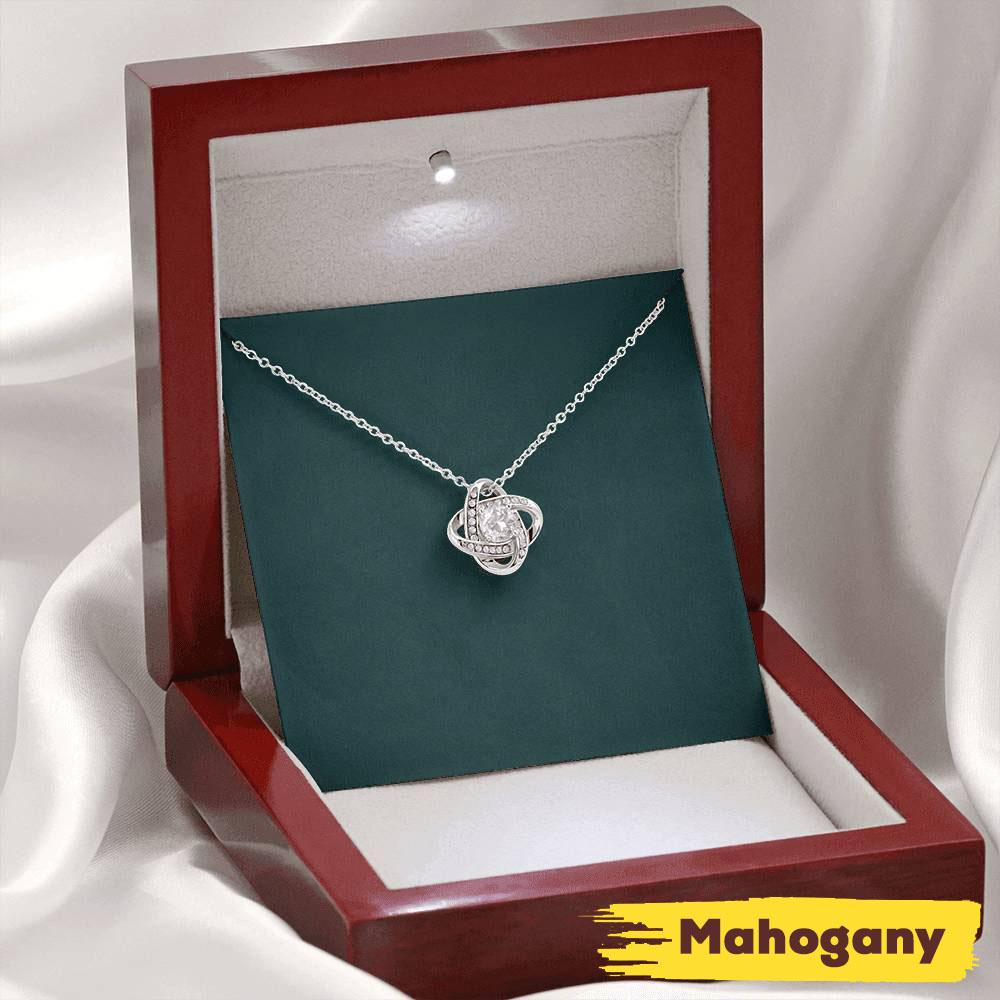 Grandma Gift Mothers Day - Grandma Love Knot Necklace 0921