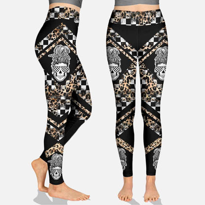 Just A Girl Who Loves Racing - Personalized Hoodie and Leggings