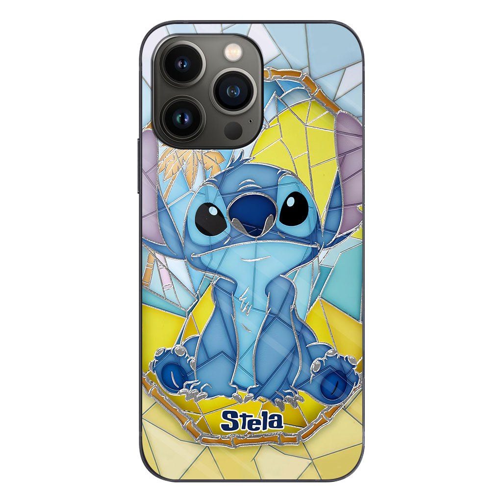 Stained Glass Hawaii - Personalized Ohana Phone case