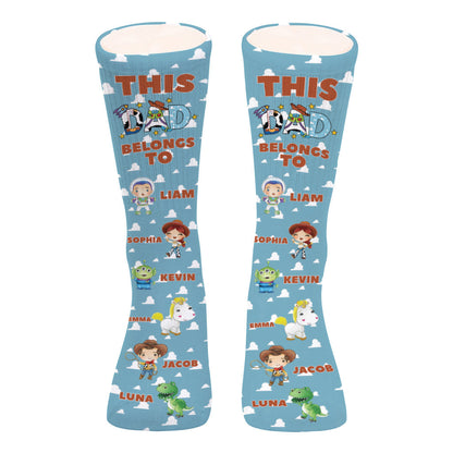 Best Dad Ever - Personalized Mouse Socks