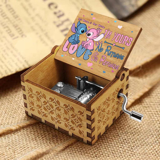 I'm Yours - Personalized Ohana Hand Crank Music Box