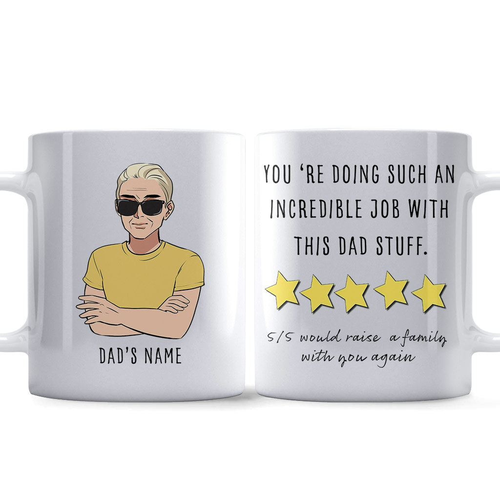 Incredible Dad - Personalized Father's day Mug