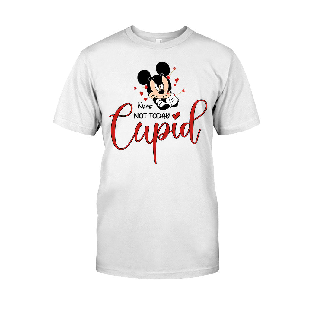 Not Today Cupid - Personalized Valentine Mouse T-shirt and Hoodie