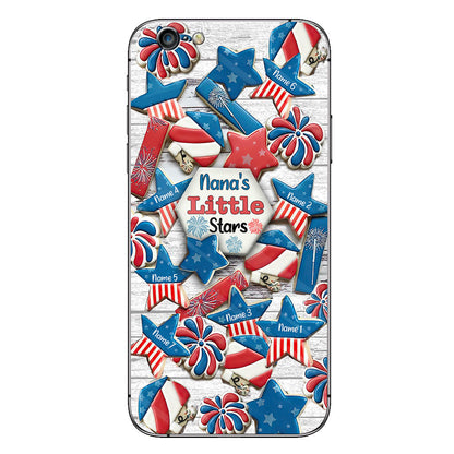 Nana's Little Stars - Personalized Independence Day Grandma Phone Case