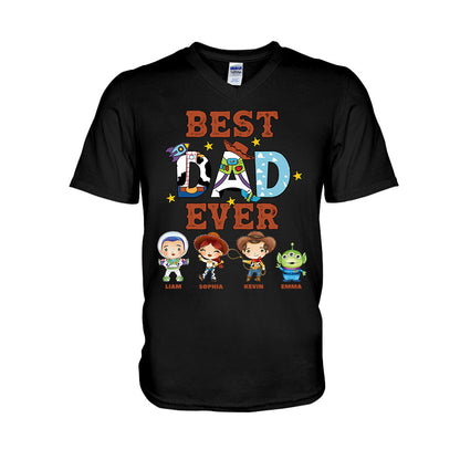 Best Dad Ever - Personalized Mouse T-shirt and Hoodie