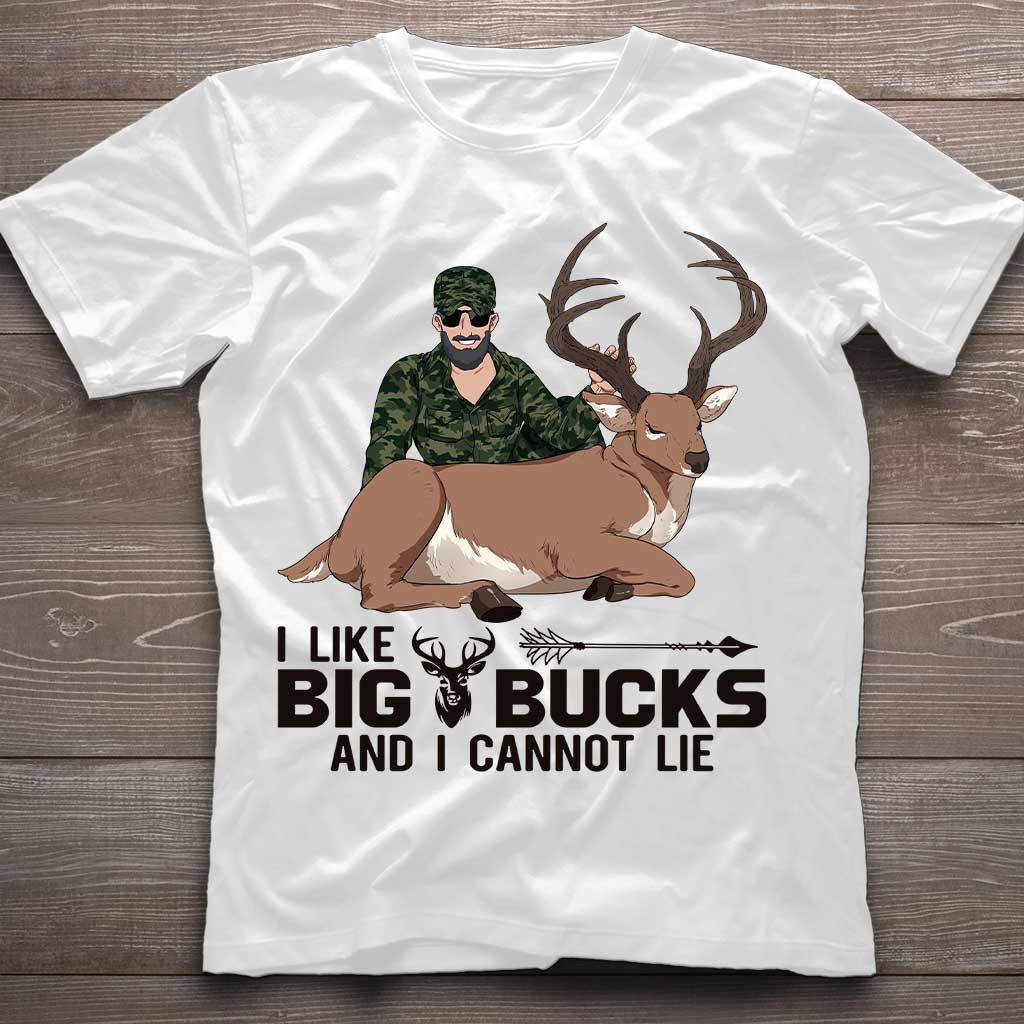 I Like Big Bucks - Personalized Hunting T-shirt and Hoodie