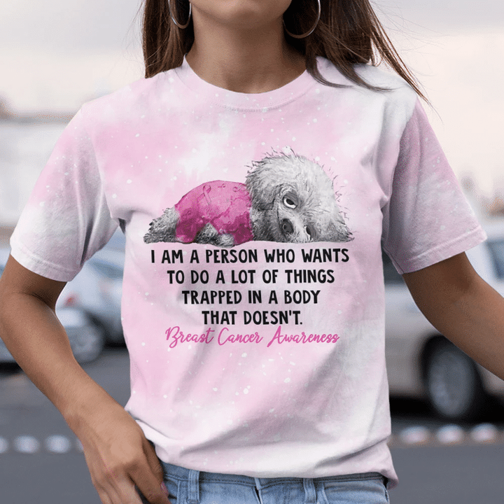 I Am a Person Breast Cancer Breast Cancer Awareness All Over T-shirt and Hoodie