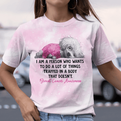 I Am a Person Breast Cancer Breast Cancer Awareness All Over T-shirt and Hoodie