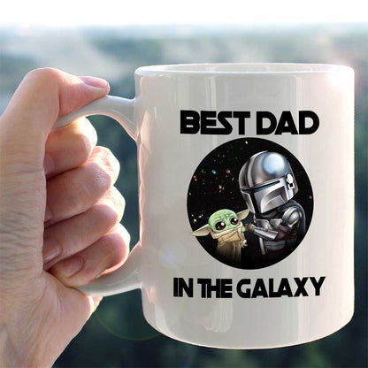Best Dad In The Galaxy - Personalized Father's Day The Force Mug