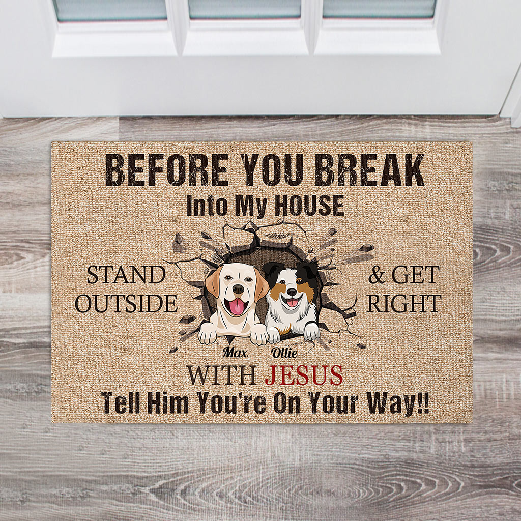 One Your Way - Personalized Dog Doormat