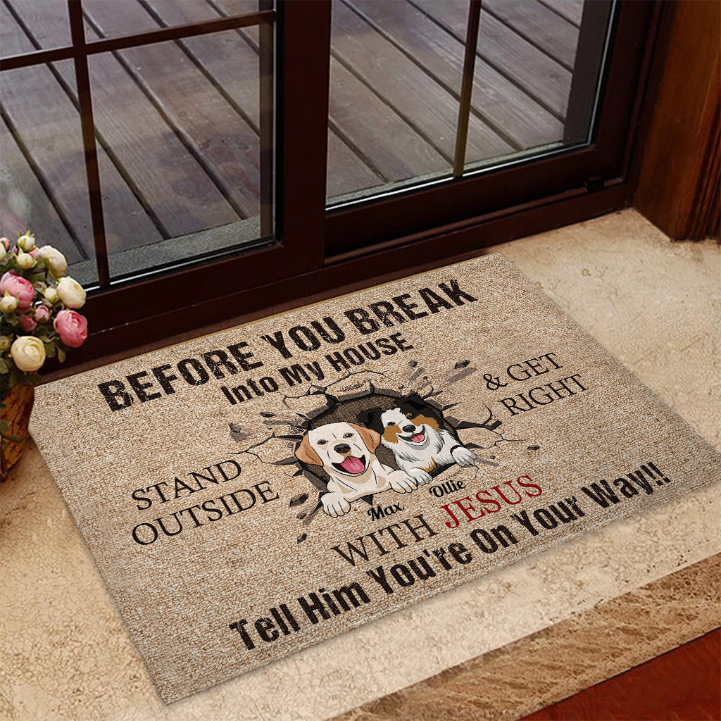 One Your Way - Personalized Dog Doormat