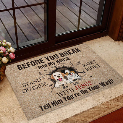 One Your Way - Personalized Dog Doormat