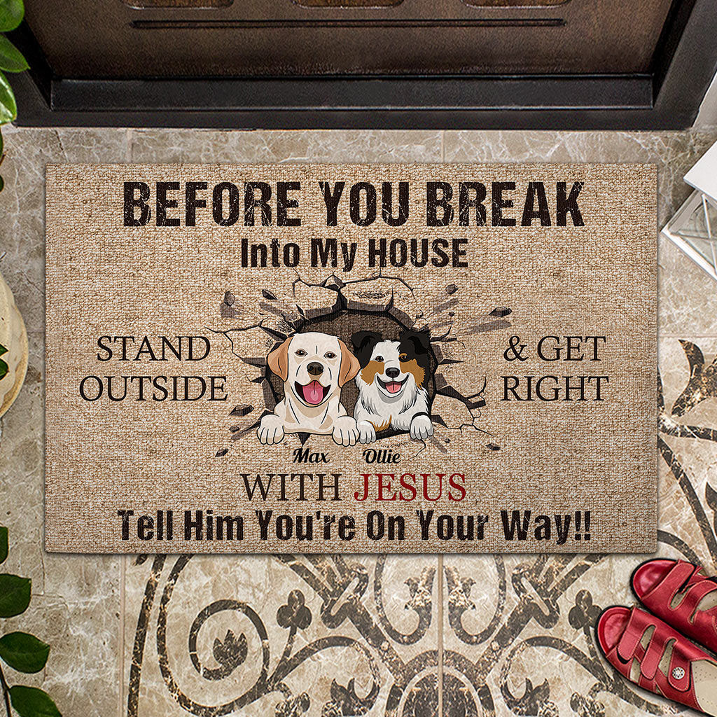 One Your Way - Personalized Dog Doormat