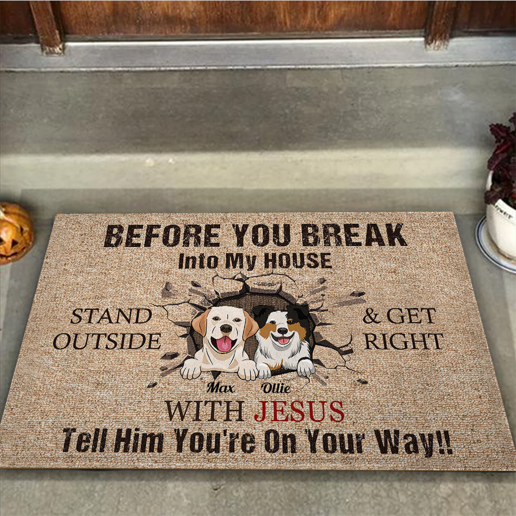 One Your Way - Personalized Dog Doormat