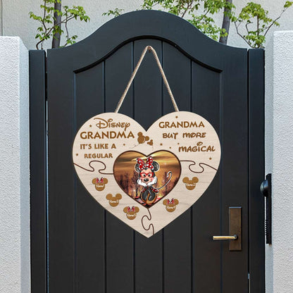 Best Nana Ever - Personalized Mother's day Mouse Wood Sign