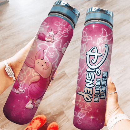 We Are Never Too Old Mouse Water Tracker Bottle 0823