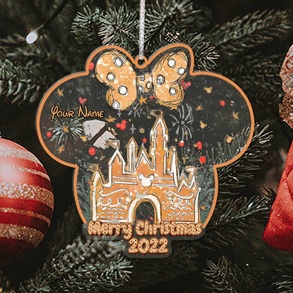 Magical Cookie - Personalized Christmas Mouse Transparent Ornament