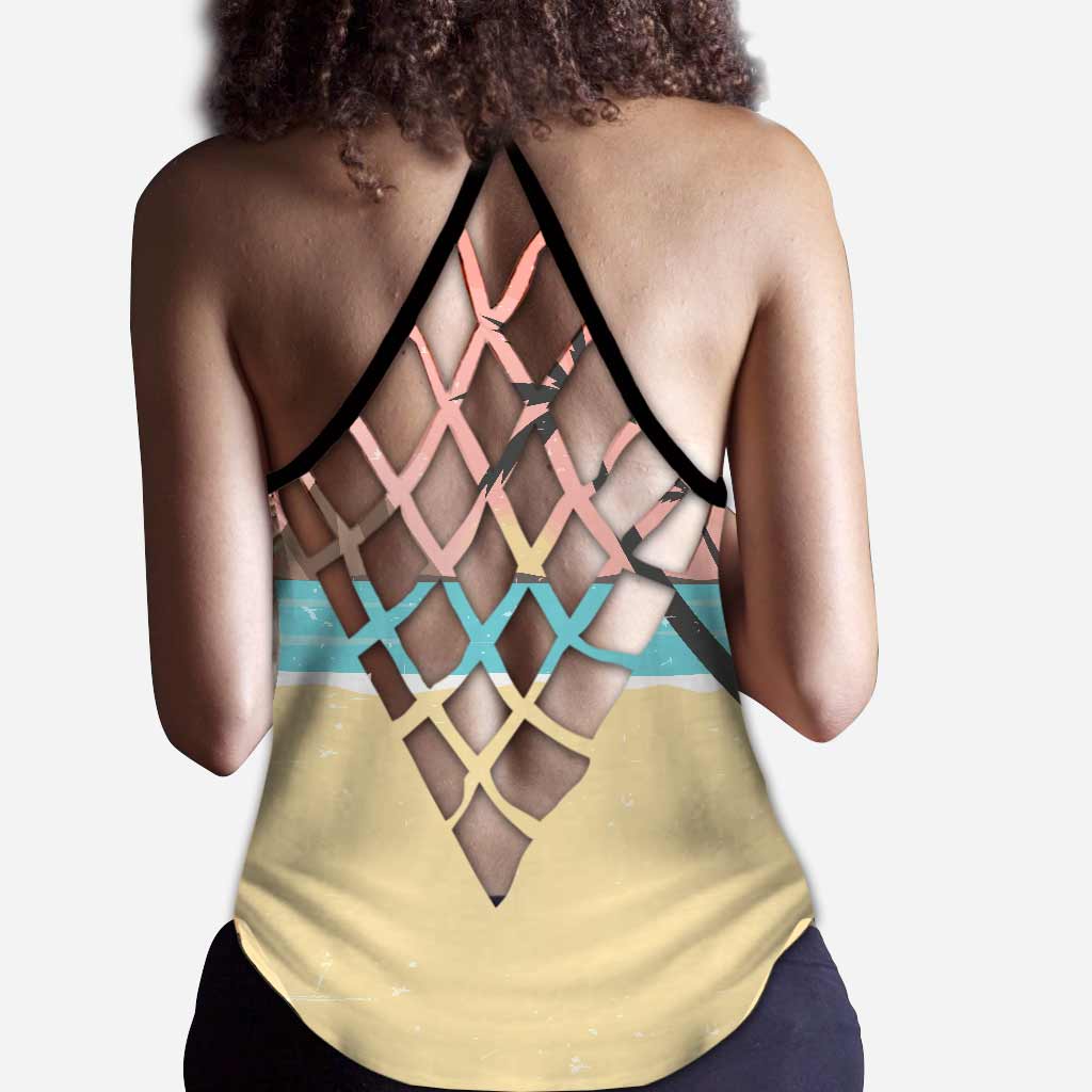 Salty Lil' Beaches - Personalized Bestie Cross Tank Top