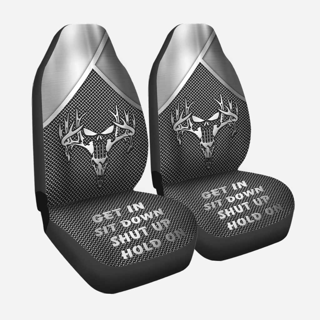 Love Hunting - Seat Covers With Metal Pattern Print