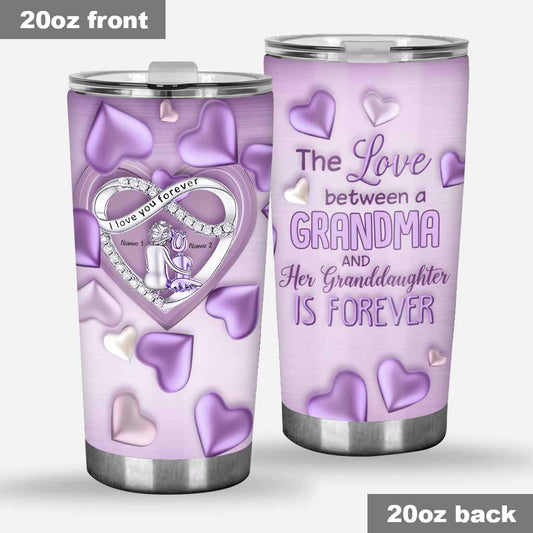 I Love You To Infinity & Beyond - Personalized Grandma Tumbler
