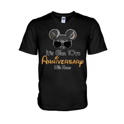 It's Our Anniversary - Personalized Mouse T-shirt and Hoodie