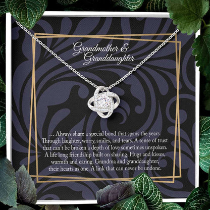 Grandma Sweet Grandma Gift Grandma Gift - Grandma Love Knot Necklace 0921