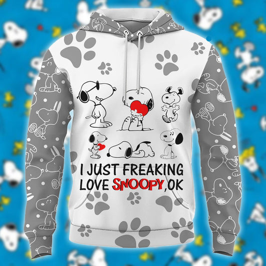 I Just Freaking Love Dog All Over Shirt 0823